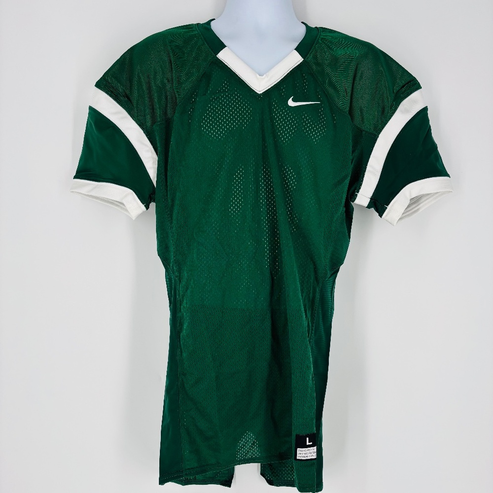 New Nike Men's Football Jersey Green/White Size: M & L Authentic Athletic Wear